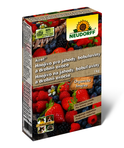 Hnojivo pro jahody, bobuloviny a drobné ovoce