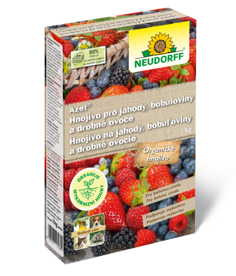 Hnojivo pro jahody, bobuloviny a drobné ovoce